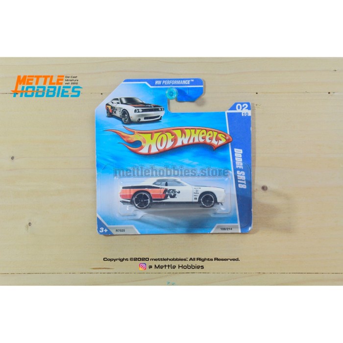 HOT SALE HOT WHEELS 08 DODGE CHALLENGER SRT8 DIECAST MINIATUR MOBIL 1/64 TERBARU