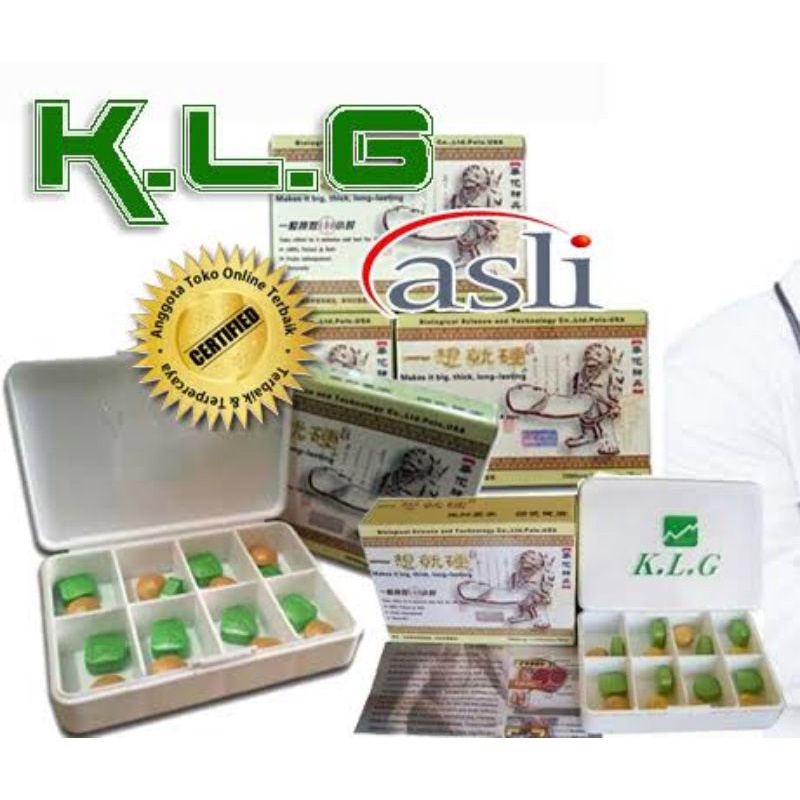 K.L.G PIL - KLG PIL 100% ORIGINAL OBAT PENAMBAH STAMINA PERFORMA PRIA DEWASA