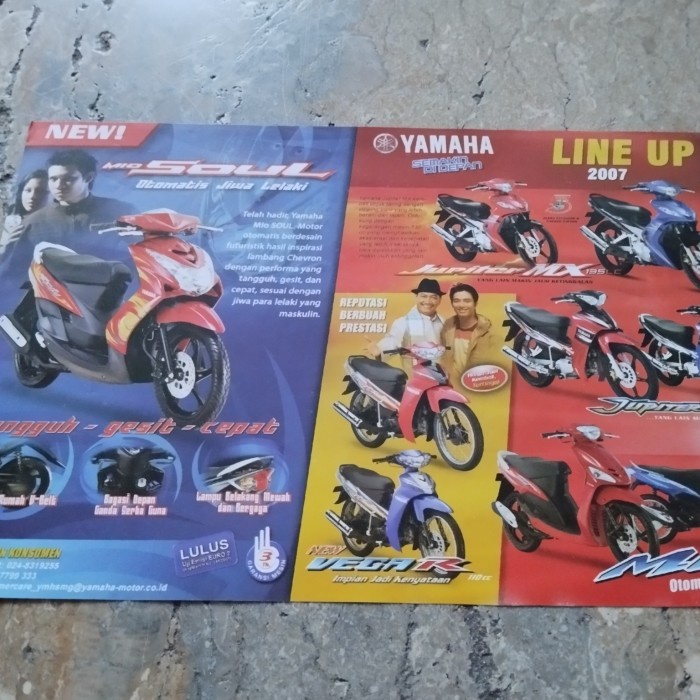 DISKON SPESIAL BROSUR LINE UP YAMAHA 2007 MIO SOUL TERMURAH