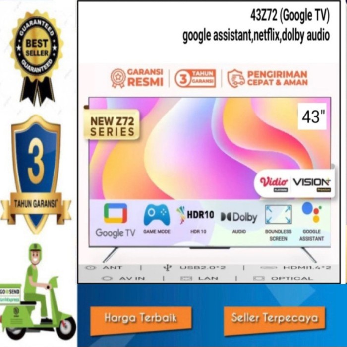 Coocaa Tv 43 Inch - Android 11 - Digital Tv - 5G Wifi (Coocaa 43S7G)