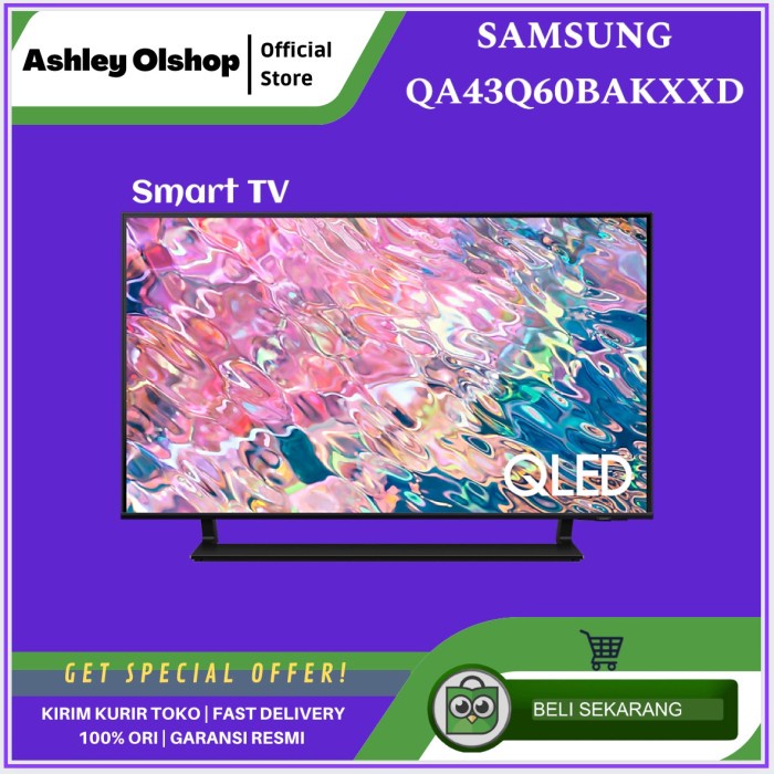 Samsung 43Q60B 43" Tv Qled 4K Q60B Samsung Qa43Q60Bakxxd Qled 43 Inch