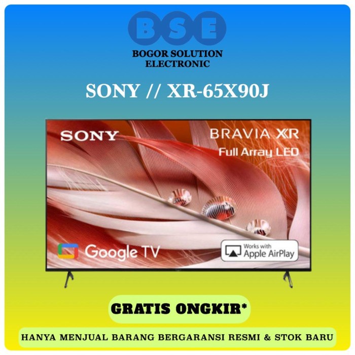 Sony Bravia Led X90J 4K Hdr Tv Google Tv 65 Inch Xr-65X90J Sony 65