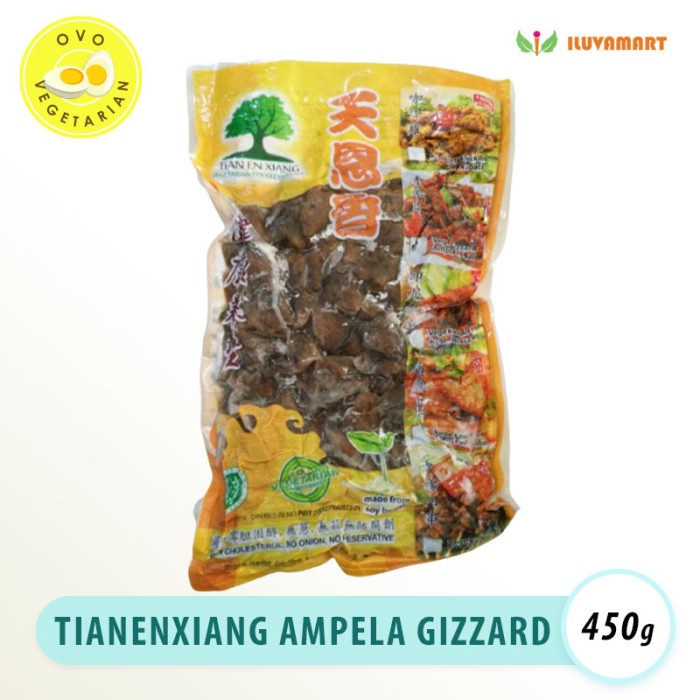 

TIAN EN XIANG GIZZARD 450 GR / AMPLA / AMPELA / AMPEDAL VEGETARIAN