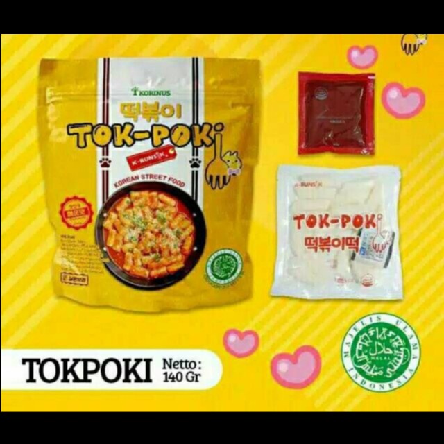 

TOKPOKI / TTEOKBOKKI / TOPOKKI K-BUNSIK -HALAL