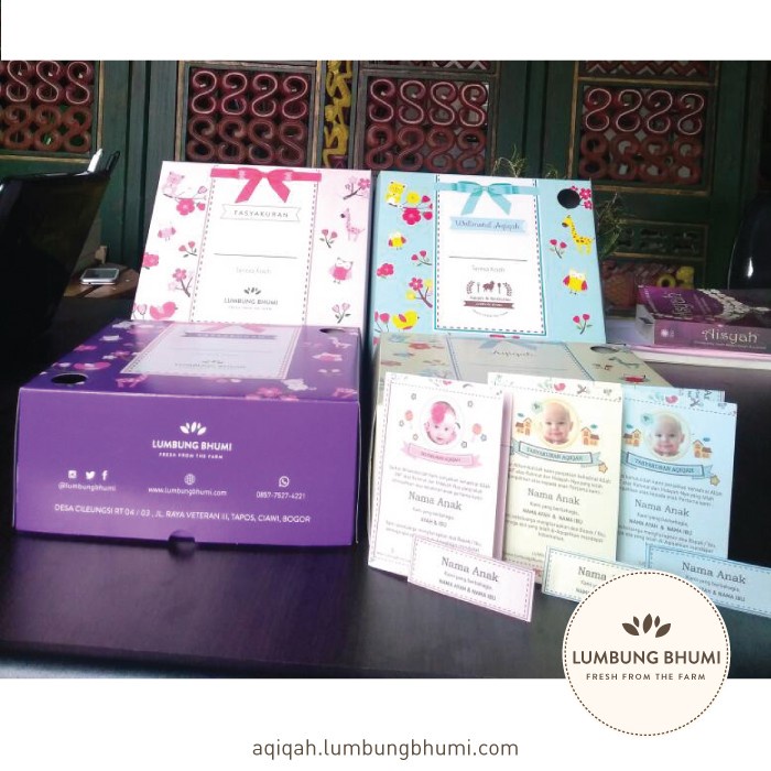 

PAKET AQIQAH CUSTOM - ORDER IBU DINI