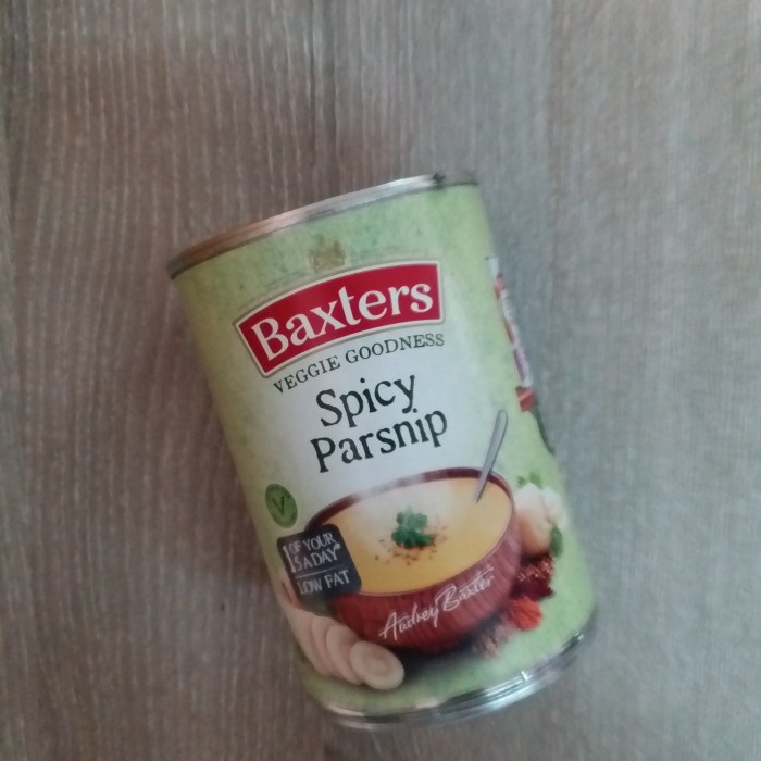 

BAXTERS SPICY PARSNIP VEGETARIAN SOUP CAMPBELLS UK SINGAPORE