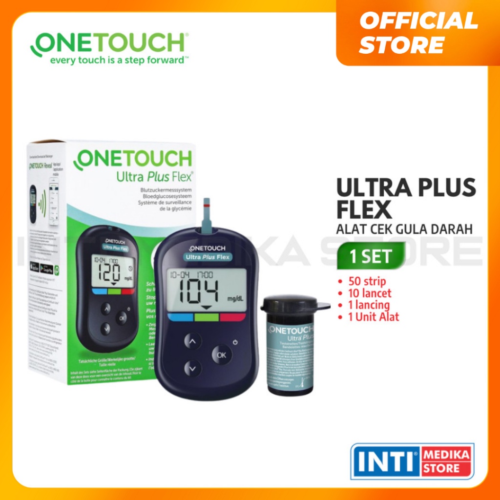 Onetouch - Ultra Plus Flex Alat Cek Gula Darah Alat Gula Darah