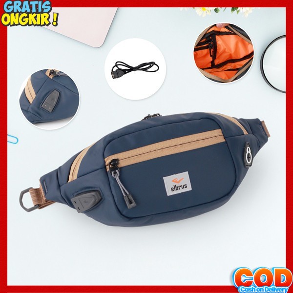 Tas Selempang Slingbag Distro Terbaru Keren Fashion Korean Style Original Outdoor Bahu Cowok Samping