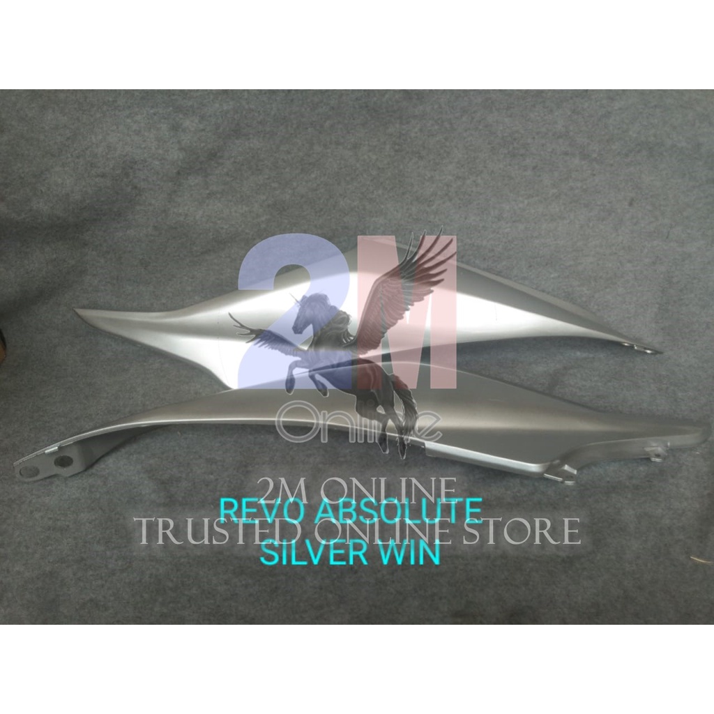 Cover Body Revo Abs Besar Silver Merk Win 64410-Kww-A00 64420-Kww-A00