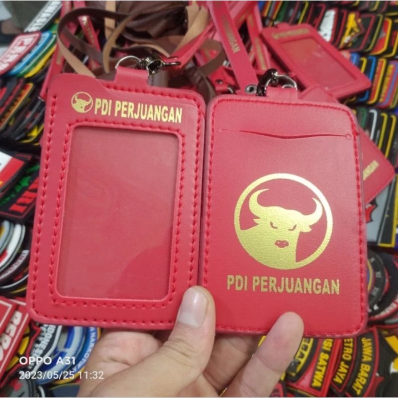 

HOLDER KALUNG ID CARD LOGO BNK PDI PERJUANGAN MERAH BEST QUALITY PREMIUM