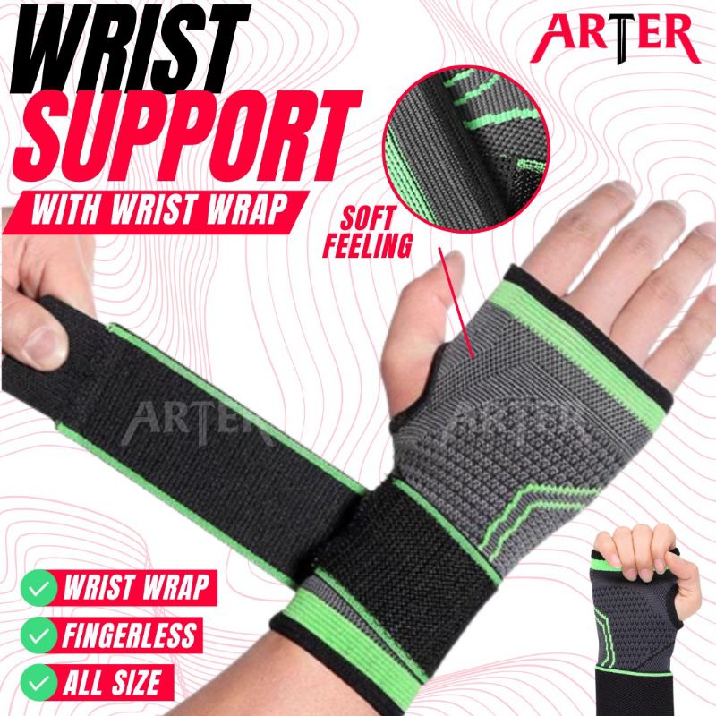 ARTER Wrist Hand Band Brace Palm Gym Support Splint Carpal Tunnel Arthritis