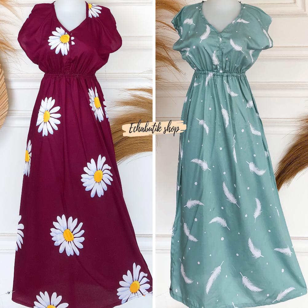 PREMIUM Daster Dres Manohara Panjang Bali Daisy qurro