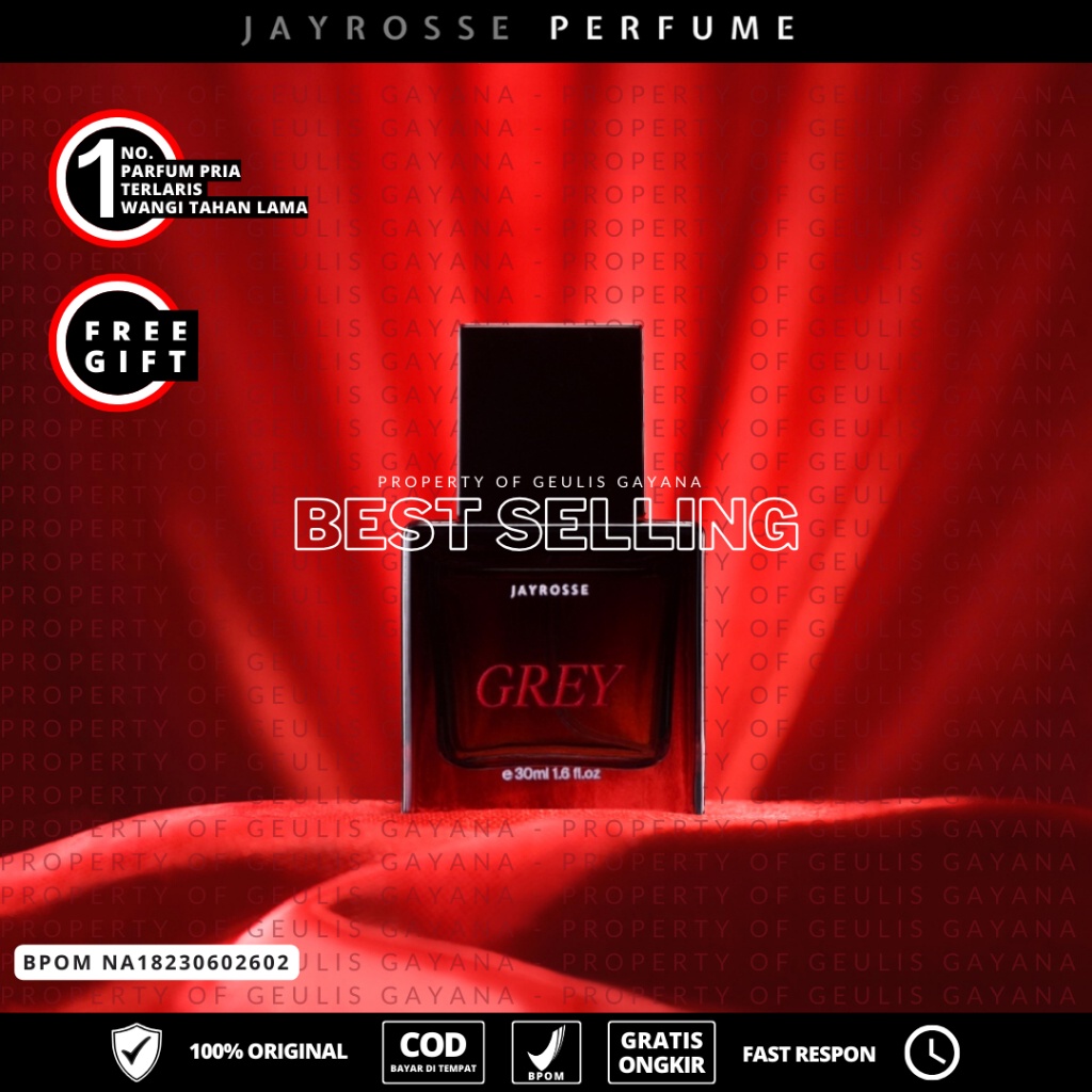 Parfum Jayrosse GREY ROUGE NOAH LUKE BRUCE GALE EDP 30ML Original Parfume Pria Pemikat Wanita Wangi