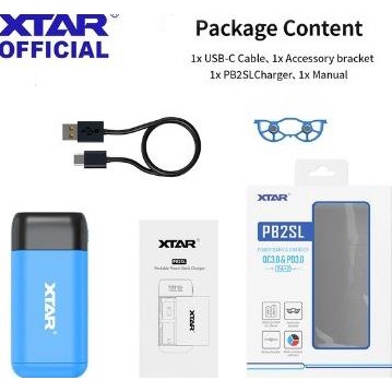 Xtar Pb2Sl Type-C Usb Power Bank Charger, Upgraded Version From Pb2S Andreaheranata