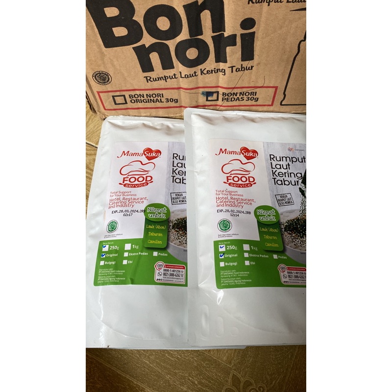 

N Rumput Laut Kering Tabur Mama Suka 250Gr