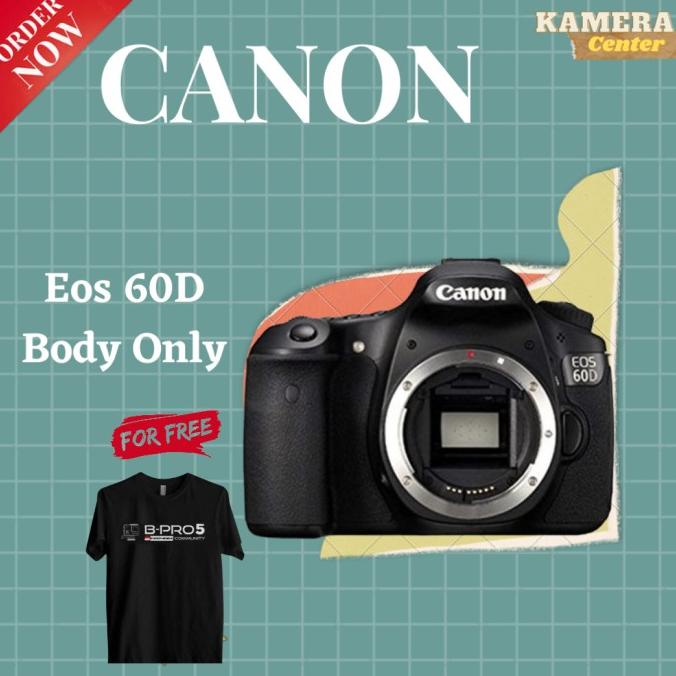 SALE CAMERA CANON EOS 60D BODY ONLY / canon 60d / KAMERA CANON 60D