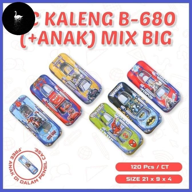 

*#*#*#*#] tempat pensil Kaleng Mobil besar plus anak B680