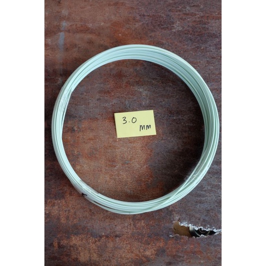 Jeruji Fiber 3,0mm untuk sangkar burung/kandang ayam, layang-layang naga dllpanjang ±38m warna putih