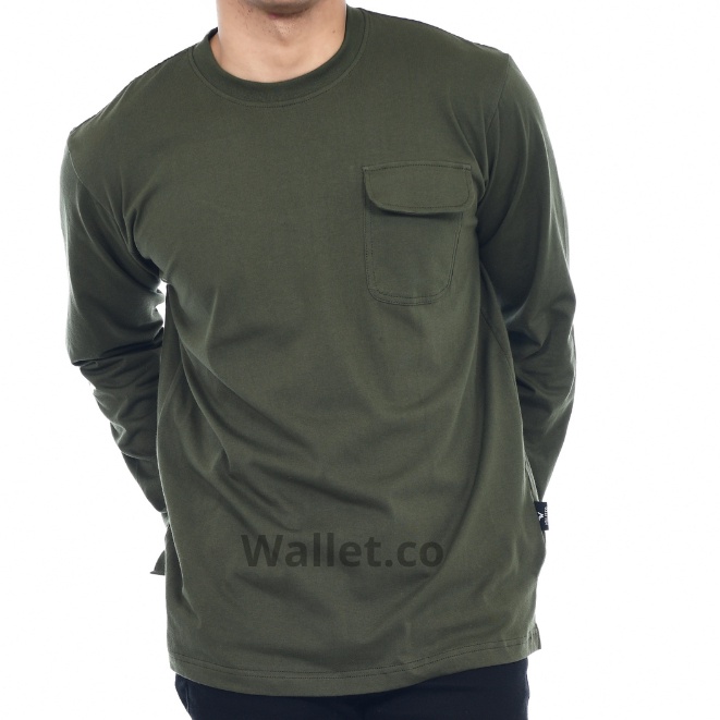 Kaos Oversize Panjang Pria / Kaos Poet Long Sleeve / Kaos Polos