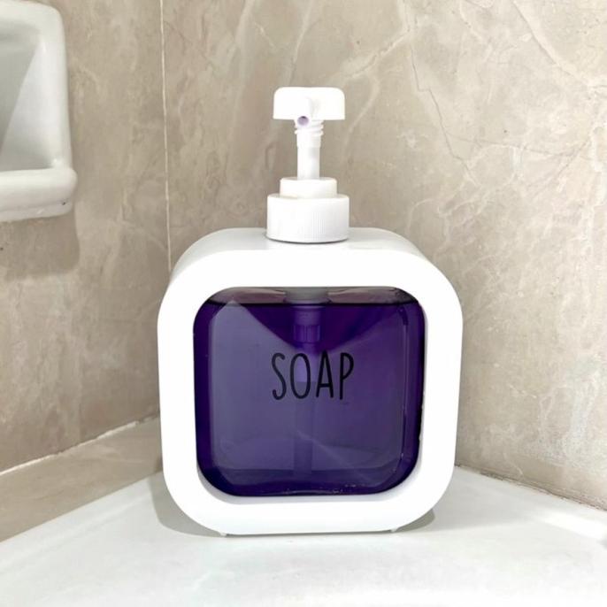 Kualitas terbaik] BOTOL SABUN CAIR PUMP AESTHETIC BOTOL SABUN MANDI SABUN CUCI TANGAN