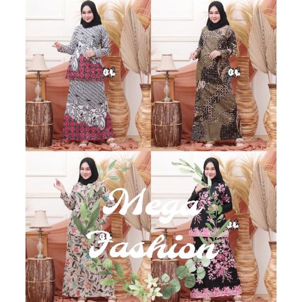 Trending Mega - Baju Kurung Wanita Melayu Terbaru Setelan Batik Wanita Modern 2021 Baju Kurung Malay