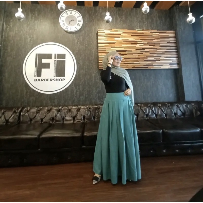 ASTAN | Rok polos Panjang Wanita | Baby Corduroy