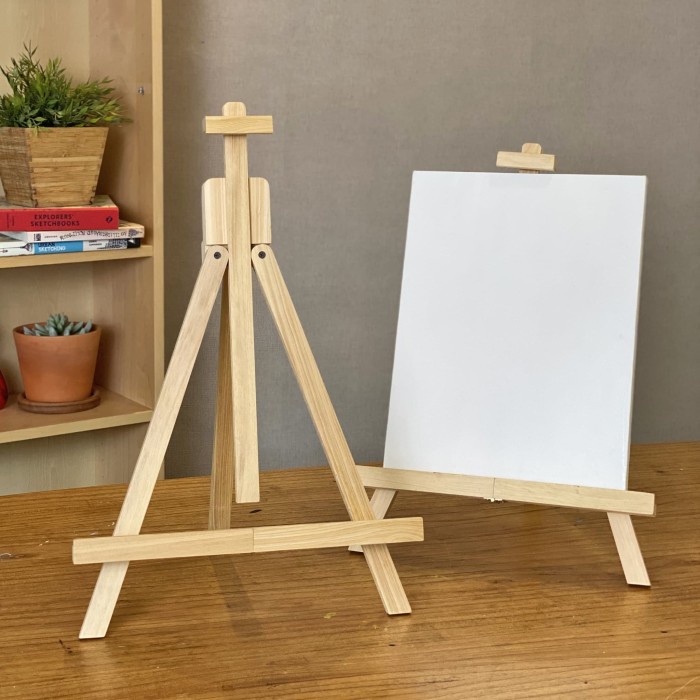 

Easel Sandar Lukis Kanvas Kayu