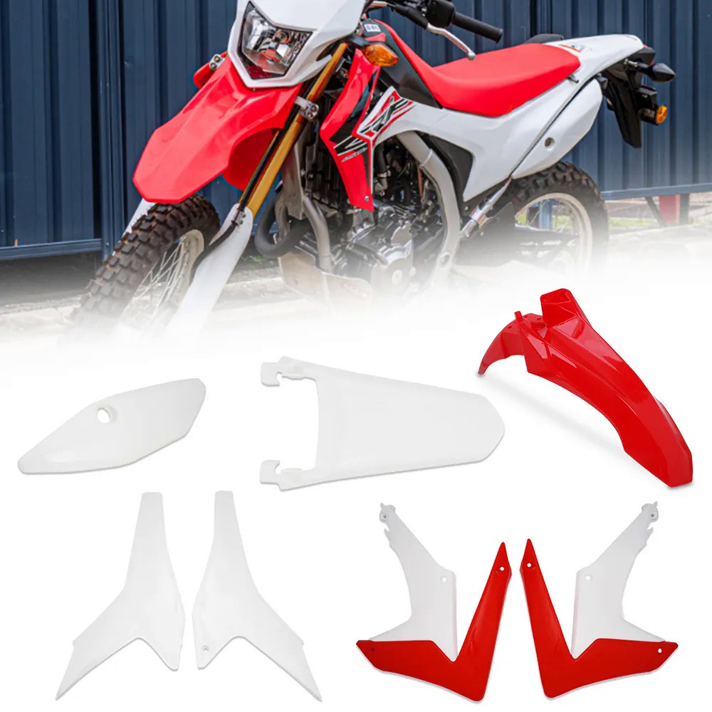 ❤Motorcycle  Front Rear Side Cover Mudguard Plastic Body Set  For HONDA CRF250L 2013-2019 CRF250LA 2