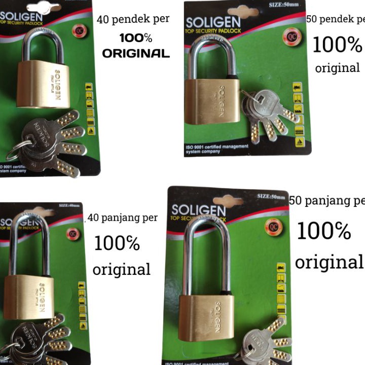 Laris GEMBOK SOLIGEN KOMPUTER KEY/ SOLGEN PER