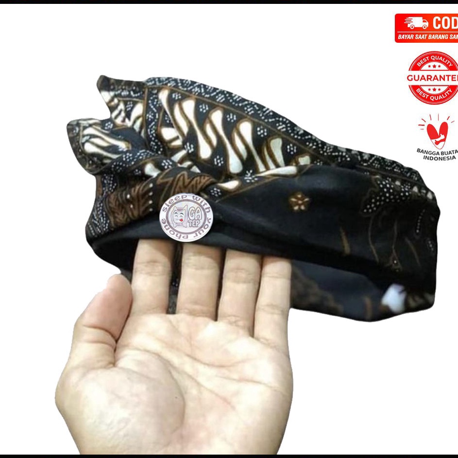 Grosir Udeng Nayah Setengah Jadi Udeng Sibakan Janggar Jangar Nayah Udeng Jangkrik Bali Batik Putih 