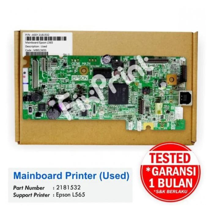 Mainboard Printer Epson L565 Board Motherboard Epson L565 Original