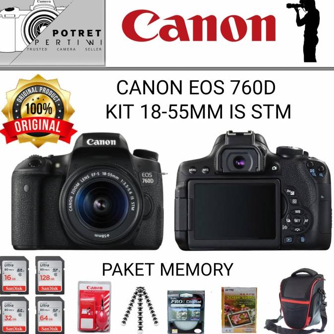 SALE CANON EOS 760D KIT 18-55MM IS STM / KAMERA DSLR CANON EOS 760D