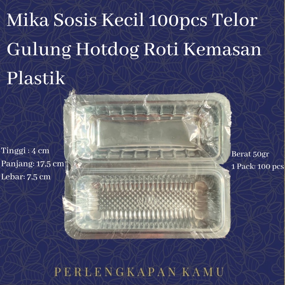 Jual Mika Sosis Kecil 100pcs Telor Gulung Hotdog Roti Kemasan Plastik