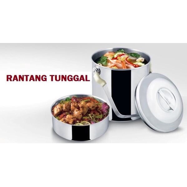 RANTANG TUNGGAL COOKVILLE 12CM STAINLESS / RANTANG SOP COOKVILLE 12CM