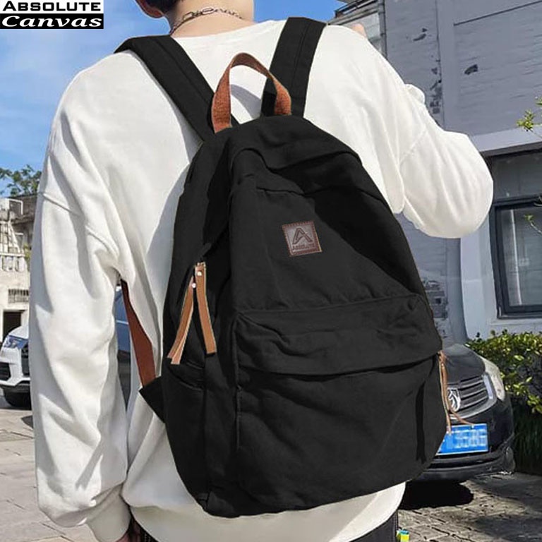 Paling Diminati.. Kanvas Pria Wanita (HITAM) Tas Ransel Kanvas Pria Wanita (ARMY) Tas Pria Wanita Ka