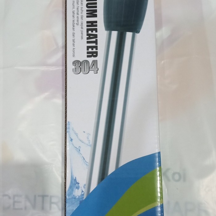 Aquarium Kolam Ikan Heater Stainless Recent 500 Watt Penghangat Air