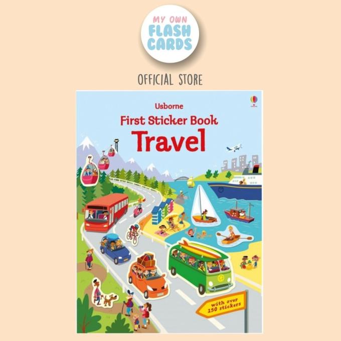 

Usborne My First Sticker Book Travel - Activity - Buku Import Liburan