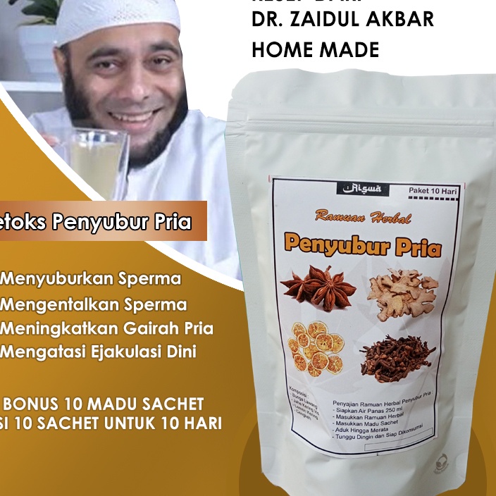 

MNPF2852 (D2289) PAKET 30 HARI Obat Penyubur Sperma Pria Subur Detox JSR Pengental dan Kesuburan Ala Dr Zaidul Akbar Untuk Promil