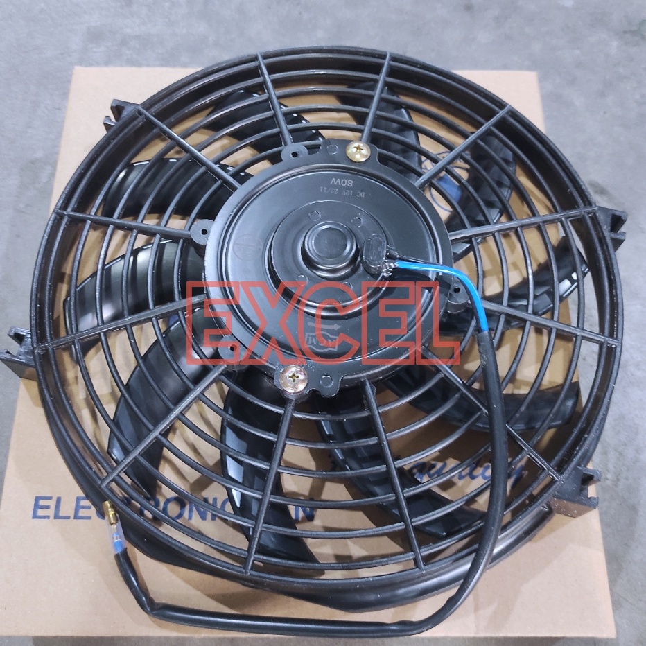 Terkini EXTRA FAN KIPAS RADIATOR AC MOBIL 12V 80W 10INCH UNIVERSAL