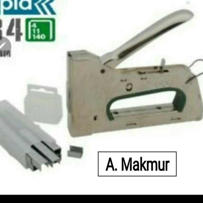 

Gun Tacker Rapid R-34 Original Alat Staples Stapler Jok Kayu Kulit R34