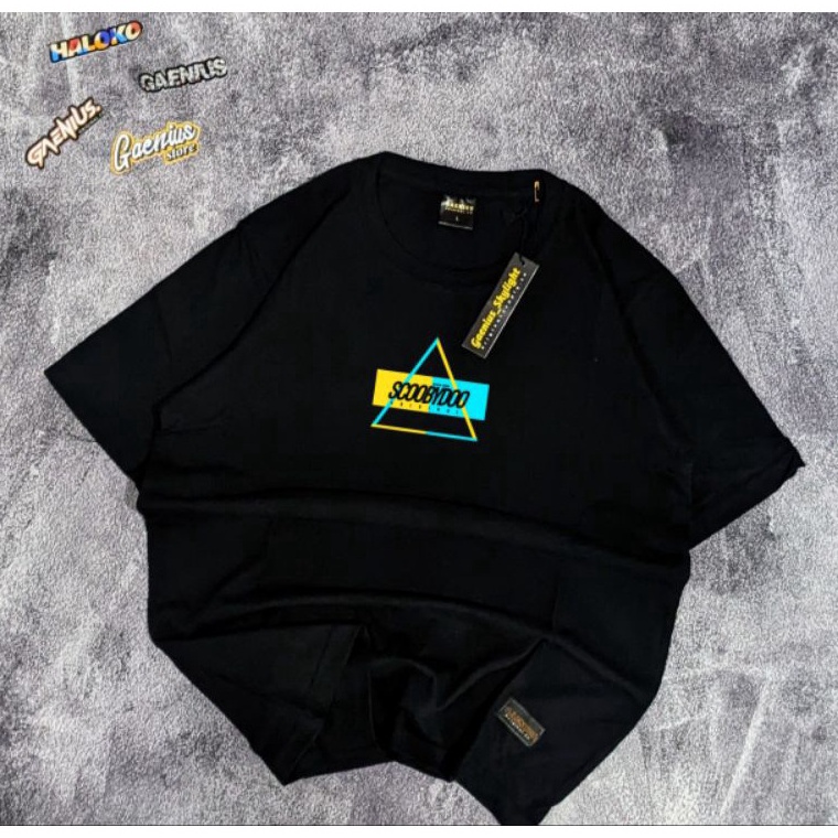 laris manis.. KAOS DISTRO||T-SHIRT SCOOBY-DOO  SEGITIGA MURAH BERKUALITAS PREMIUM CEWEK COWOK