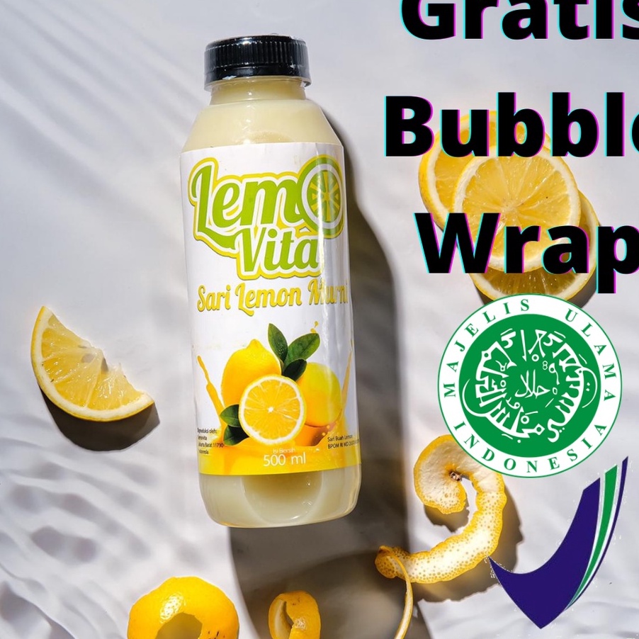 

ZKYC4142 【FSASH SALE】 BPOM 500ml Lemovita Fresh Sari Lemon Jus Lemon Murni 100% Jus Halal Alami