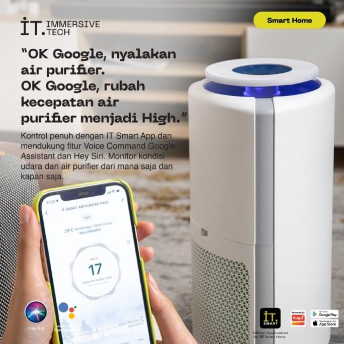 It Smart P400 Air Purifier Uv-C Hepa H13 Karbon Pembersih Udara Ok