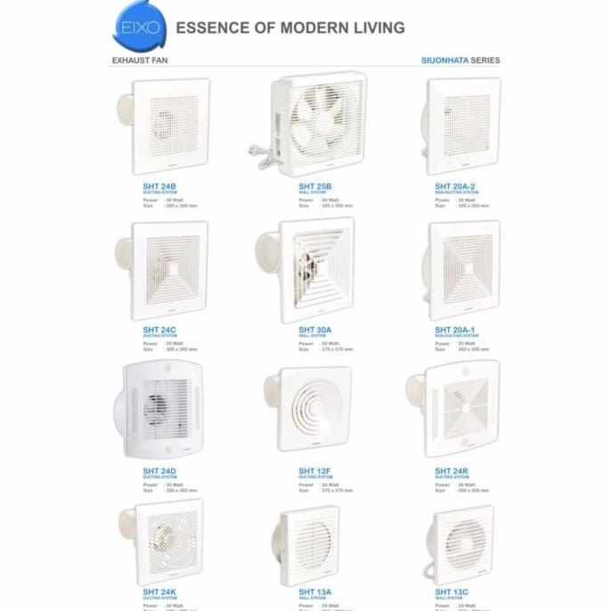 Exhaust Fan Plafon Siuonhata Sht 24 Series Ok