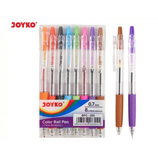 

XWBN4764 Terlaku.../ JOYKO PULPEN BALL PEN PENA KLIK WARNA WARNI LUCU PASTEL BPC-253 UNIK MURAH CETEK BOLPEN 0.7 MM