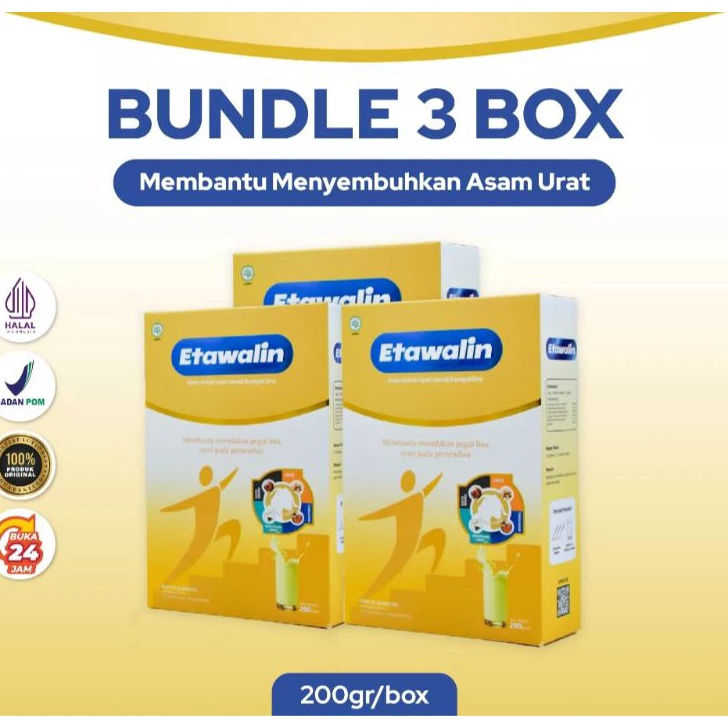 

➫➻❀✺ 3 Box SUSU ETAWALIN - Membantu Mengatasi Nyeri Sendi & Tulang Rematik Stock Banyak