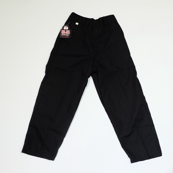 PALING DIMINATI Celana Panjang Hitam Seragam Sekolah SD SMP Pinggang Karet Cowok Ukuran Kecil - JUMB