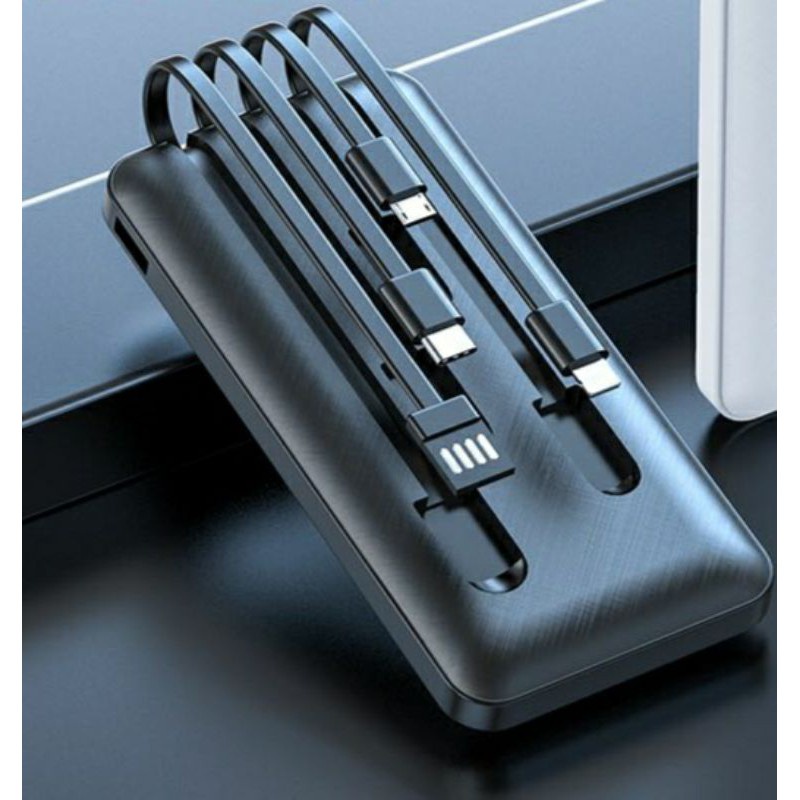 Powerbank 20000 Mah 10000 Mah Power Bank Fast Charging Ni Lcd With Kabel Data Type C Cro Usb Basike