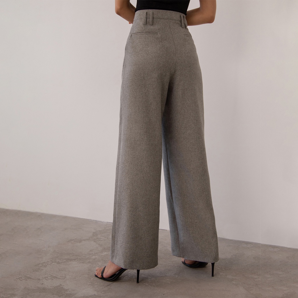 Glamour Galerie Louis Pants - Celana Wanita Bahan - Celana Kulot Wanita - Celana Kantor Formal -