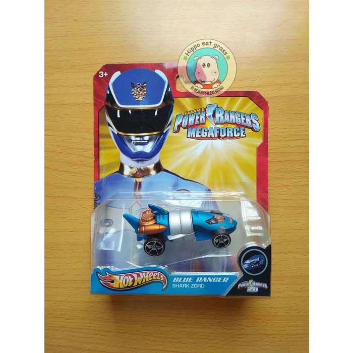 Hot Wheels Hotwheels Power Rangers Megaforce Blue Ranger Shark Zord